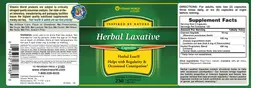 Label for Herbal Laxative Capsules
