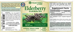 Elderberry Sambucus 400 mg
