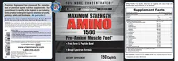 Label for Maximum Strength Amino 1500