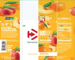 Label for ISO100 Clear Tangerine Peach