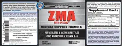 Label for ZMA With Optizinc