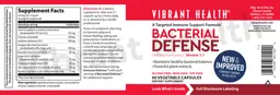Label for Bacterial Defense