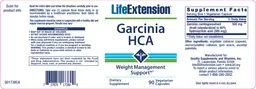 Label for Garcinia HCA