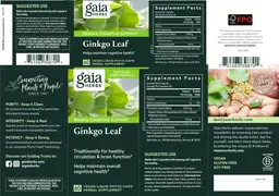 Label for Ginkgo Leaf