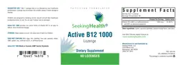 Label for Active B12 1000