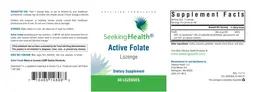 Label for Active Folate