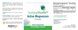Label for Active Magnesium