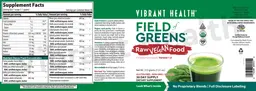 Label for Field of Greens
