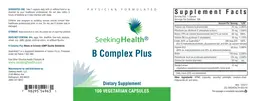 Label for B Complex Plus