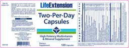Label for Two-Per-Day Capsules
