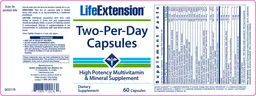 Label for Two-Per-Day Capsules