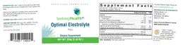 Label for Optimal Electrolyte Plain