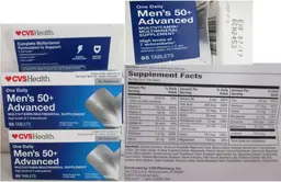 Label for One Daily Men's 50+ Advanced