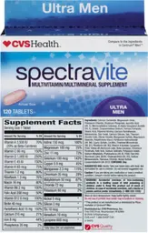 Label for Spectravite Ultra Men