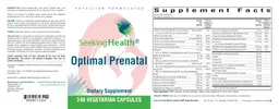Label for Optimal Prenatal