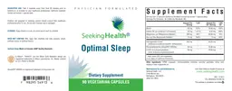 Label for Optimal Sleep
