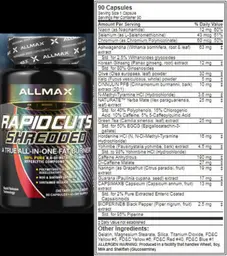 Label for Rapidcuts Shredded