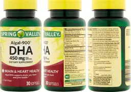 Label for Algal-900 DHA 450 mg