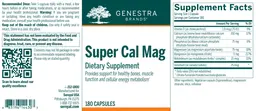 Label for Super Cal Mag