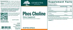 Label for Phos Choline