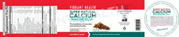 Label for Super Natural Calcium + Magnesium Chai Spice