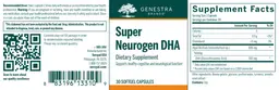 Label for Super Neurogen DHA