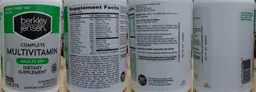 Label for Complete Multivitamin Adults 50+
