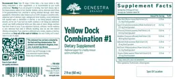 Label for Yellow Dock Combination #1