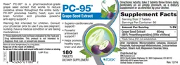Label for PC-95