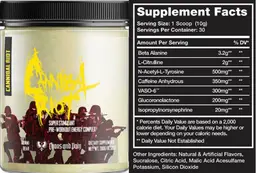 Label for Cannibal Riot Gummi Bear