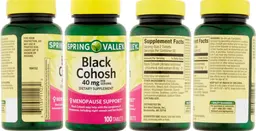 Label for Black Cohosh 40 mg