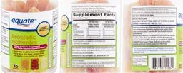 Label for Probiotic Gummies