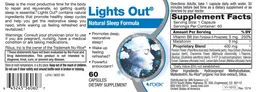 Label for Lights Out
