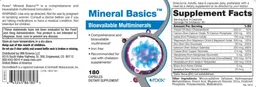 Label for Mineral Basics