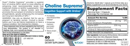 Label for Choline Supreme