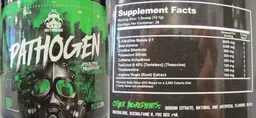Label for Pathogen Double Barrel Berry