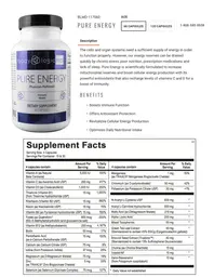 Label for Pure Energy