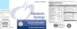 Label for Metabolic Synergy