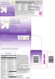 Label for Women's 50+ Multivitamin Mineral