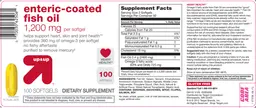 Label for Enteric-Coated Fish Oil 1200 mg