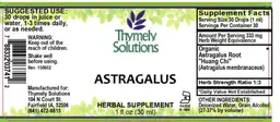 Label for Astragalus
