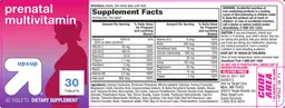 Label for Prenatal Multivitamin