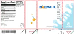 Label for Biomega Jr. Orange Pineapple