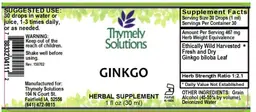 Label for Ginkgo