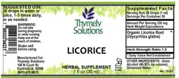 Label for Licorice