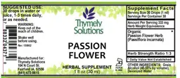 Label for Passion Flower