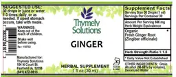 Label for Ginger
