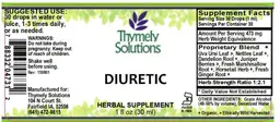 Label for Diuretic