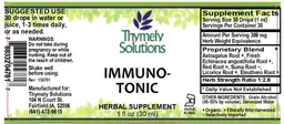 Label for Immuno-Tonic