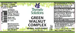 Label for Green Walnut Complex